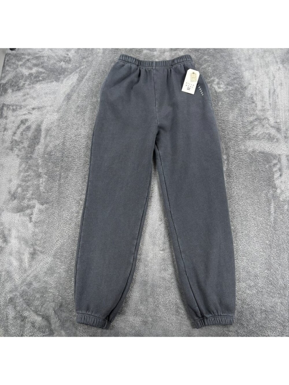 Billabong Endless Days Sweatpants Womens Small 8 (23WX26L) Gray Hand Dyed NWT